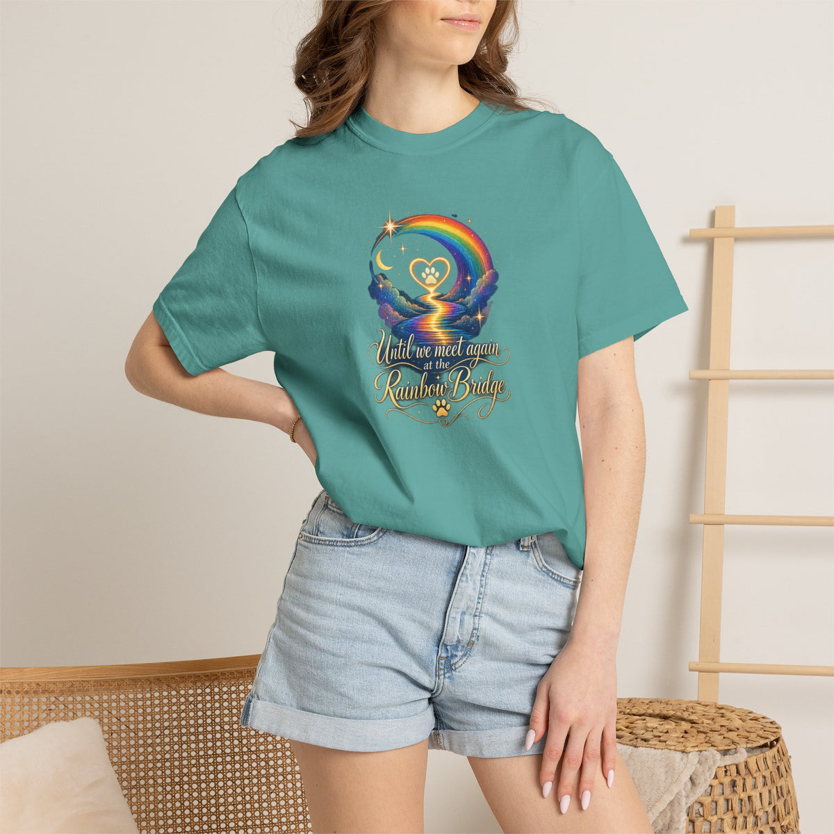 Until we meet again- Rainbow Bridge Memorial tee