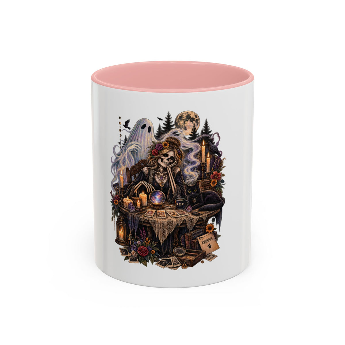 Witchy Halloween Coffee Mug – Spooky Seance Accent Mug (11/15oz)