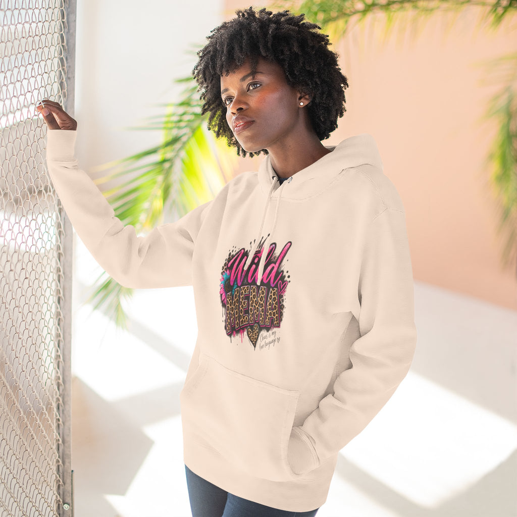 Wild Heart MEMA Leopard Print Hoodie — Women’s Trendy Graphic Pullover