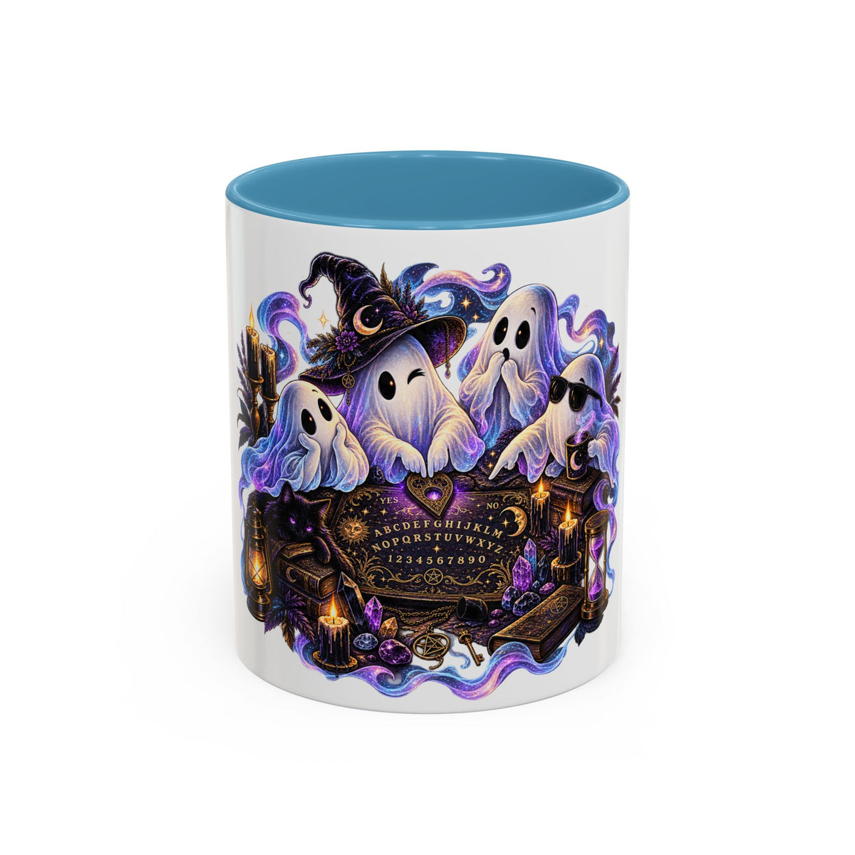 Halloween Ghost Ouija Accent Coffee Mug (11/15oz)