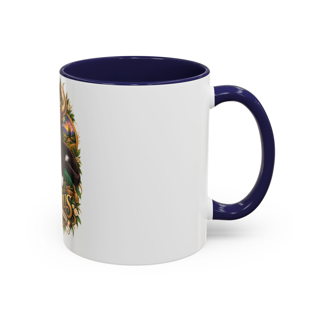 Taurus Tuxedo Cat Coffee Mug — Zodiac Astrology Gift (11/15 oz)