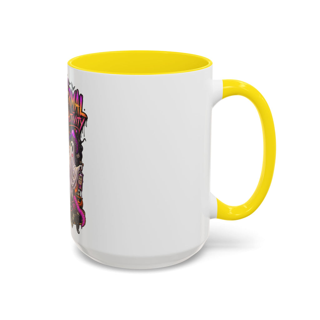 Coffee Mug — 'Paranormal Activity' Ghost Pole Dancing Halloween Accent Mug (11/15oz)