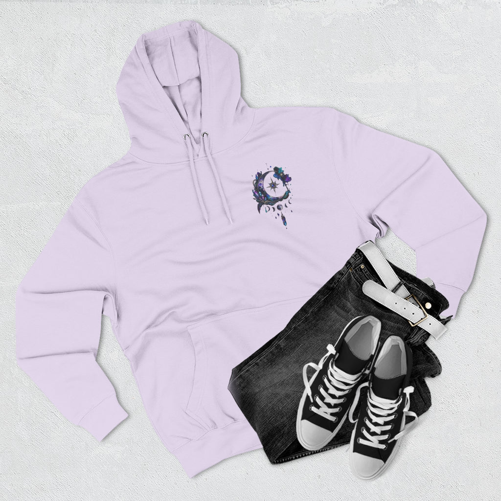 Mystic Moon Hoodie — "Trust the Signs" Celestial Fleece Pullover