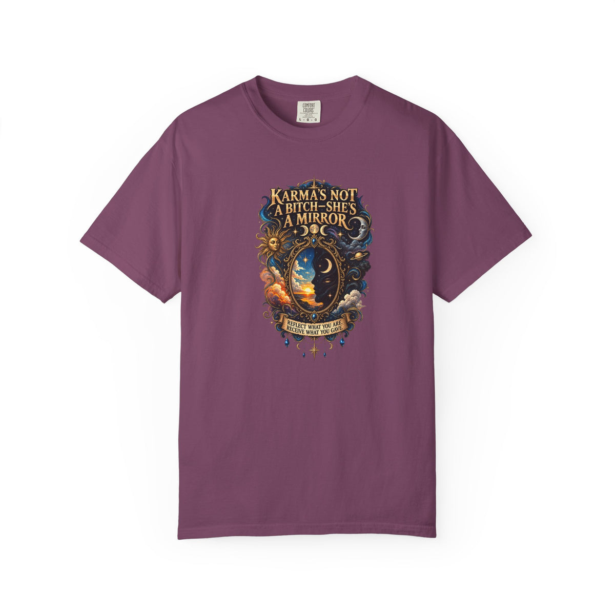 Karma's not a Bitch she's a Mirror- Mystic Tarot Graphic Tee