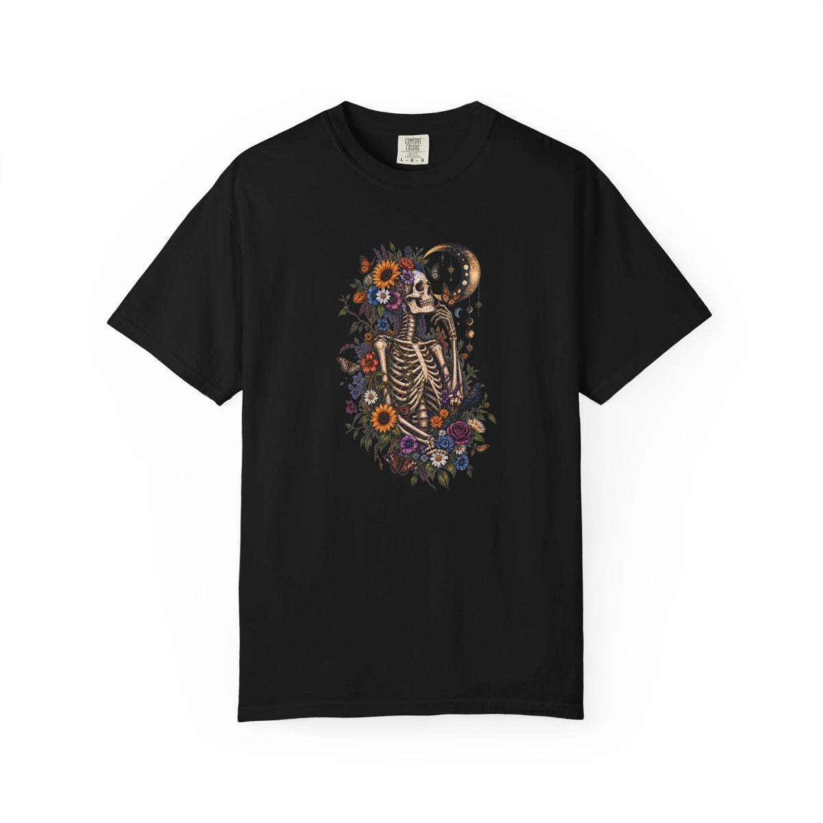 Floral Skeleton T-Shirt — Gothic Floral