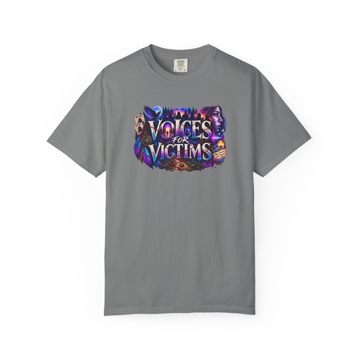 Voices for Victims Graphic T-Shirt — Support & Awareness Tee