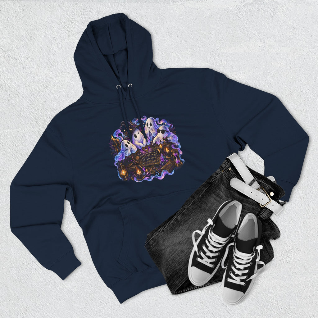 Funny Ghosts with Spirit Board Hoodie — Halloween Ghosts & Haunted Night Pullover