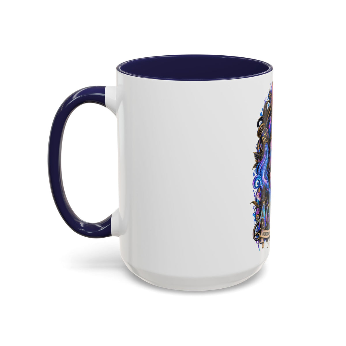 Aquarius Zodiac Cat Coffee Mug — Sphynx Astrology 11/15oz Accent Mug
