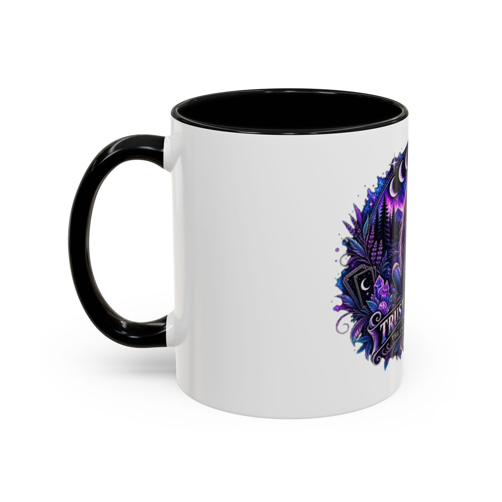 Mystic Moon Coffee Mug — "Trust the Signs" Night Sky Design