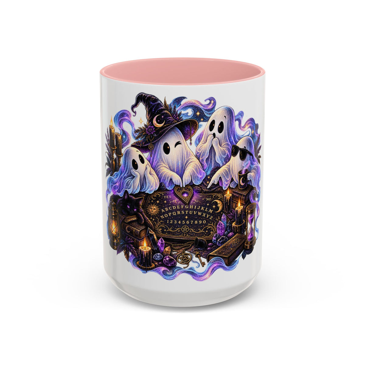 Halloween Ghost Ouija Accent Coffee Mug (11/15oz)