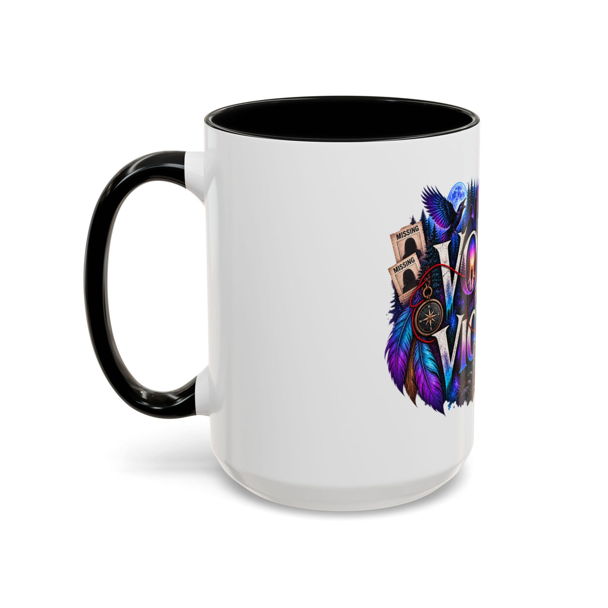 Voices for Victims Accent Coffee Mug – Advocacy & Support Ceramic Mug (11/15oz)
