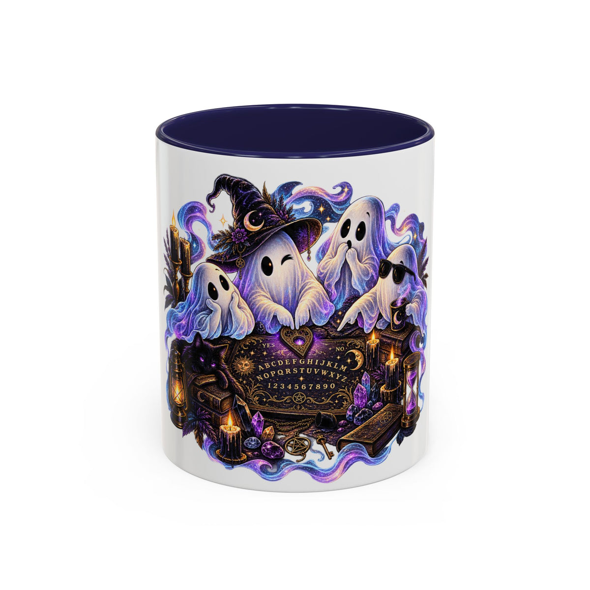 Halloween Ghost Ouija Accent Coffee Mug (11/15oz)