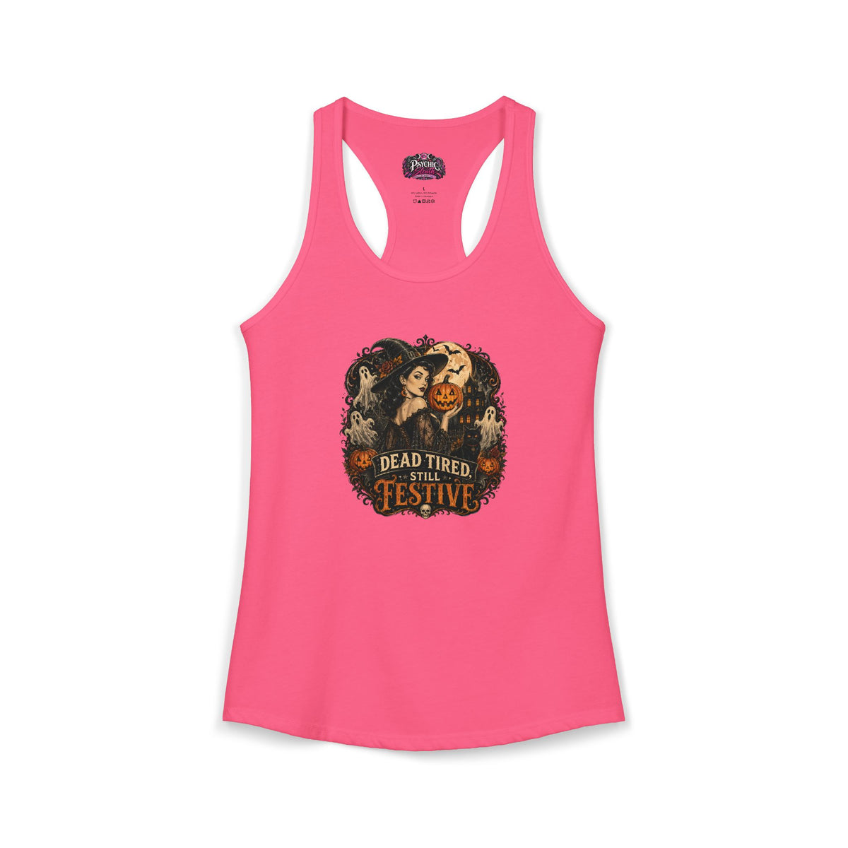 Dead Tired Humor Halloween Tank