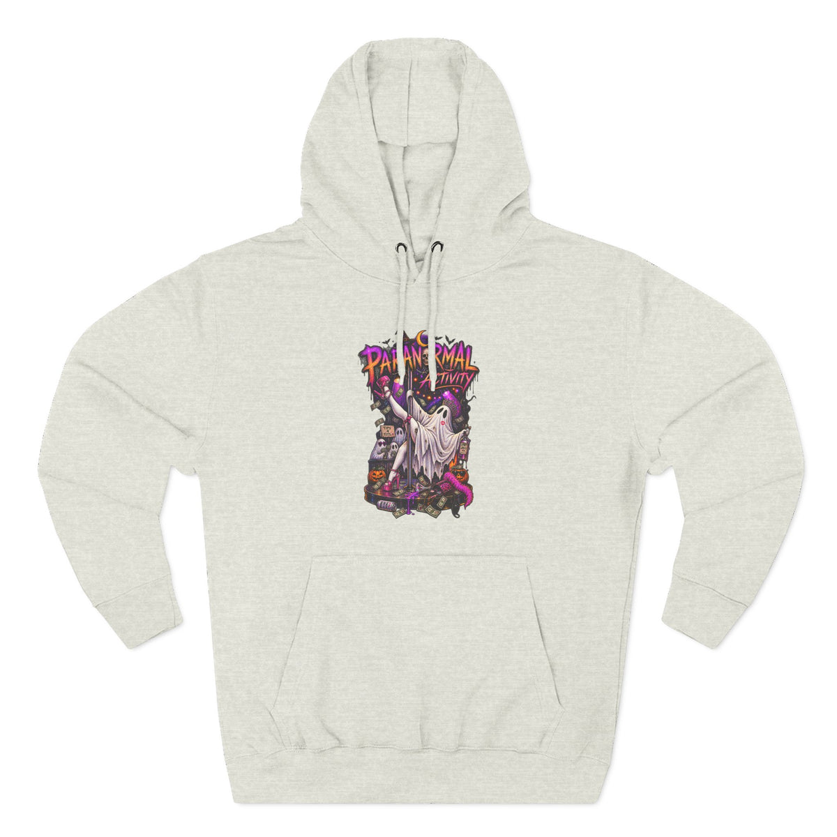 Paranormal Activity Ghost Pole Dancing — Retro Halloween Graphic Pullover