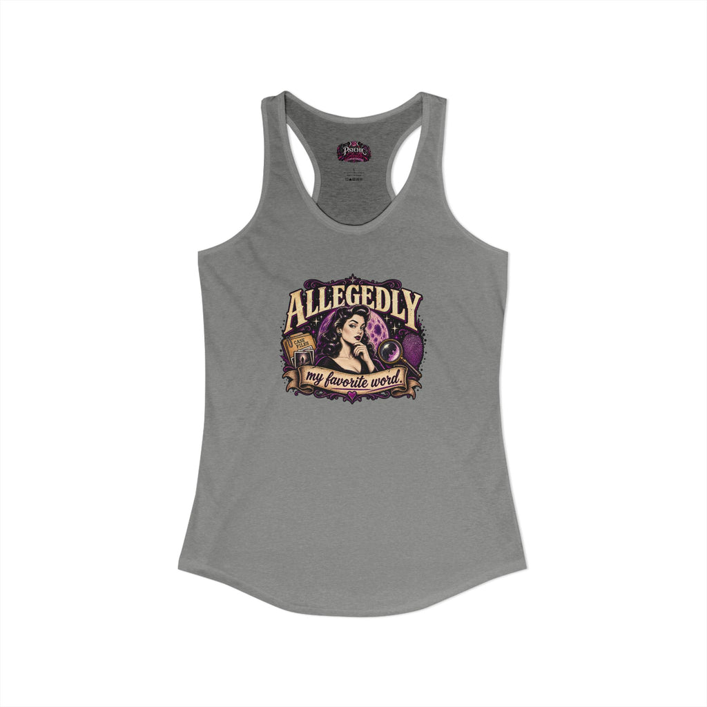 Allegedly My Favorite Word Graphic Tank