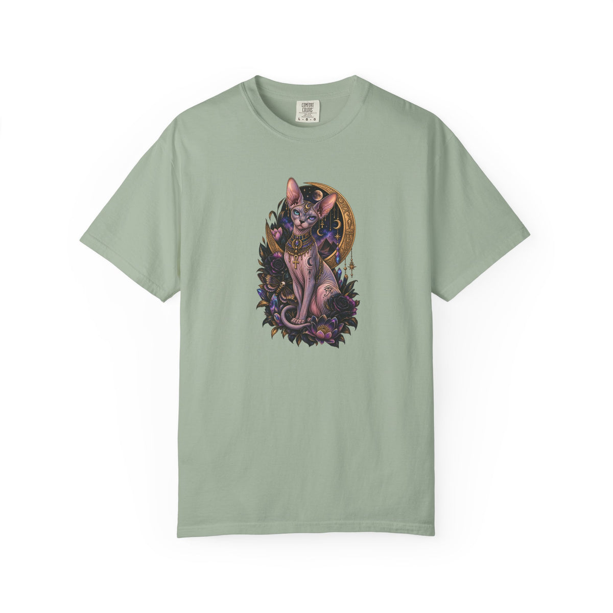 Egyptian Sphynx Moon cat Graphic T-Shirt