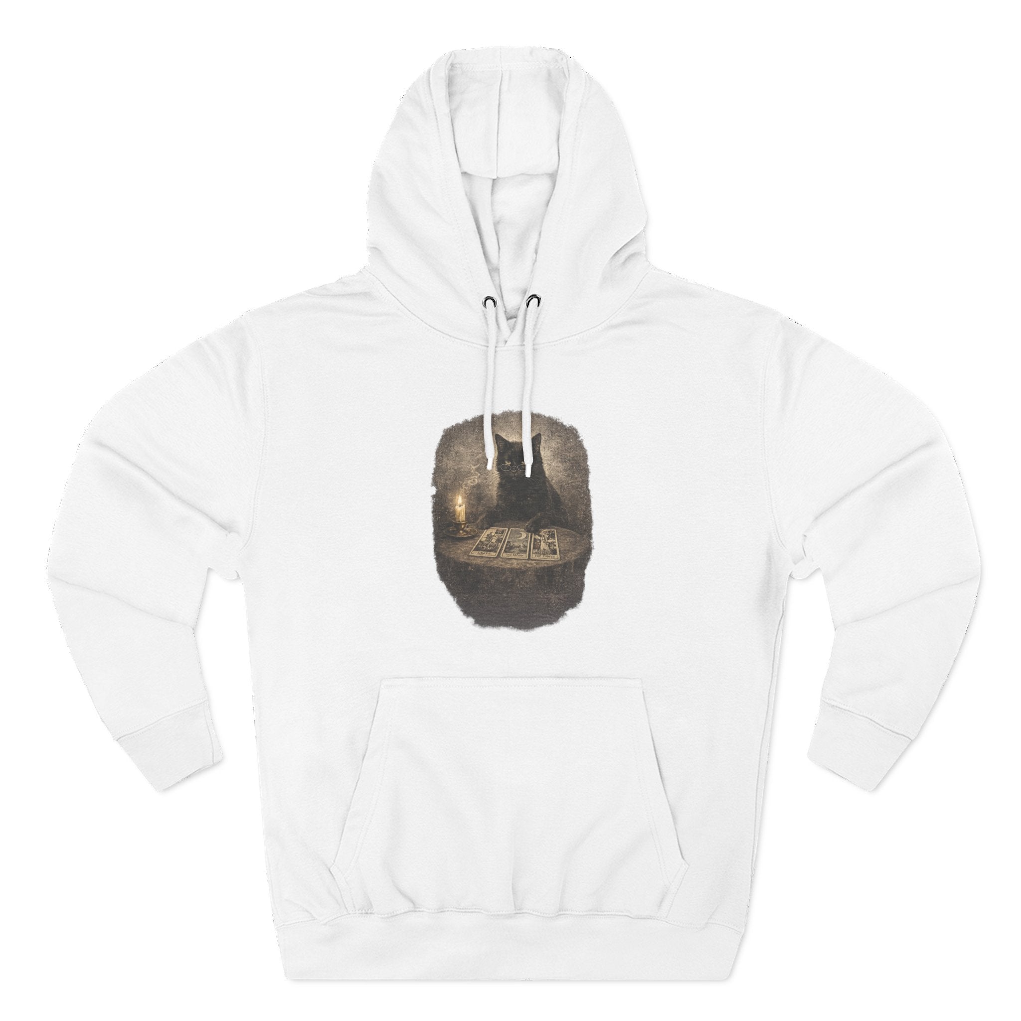 Tarot Black Cat Pull Over Hoodie