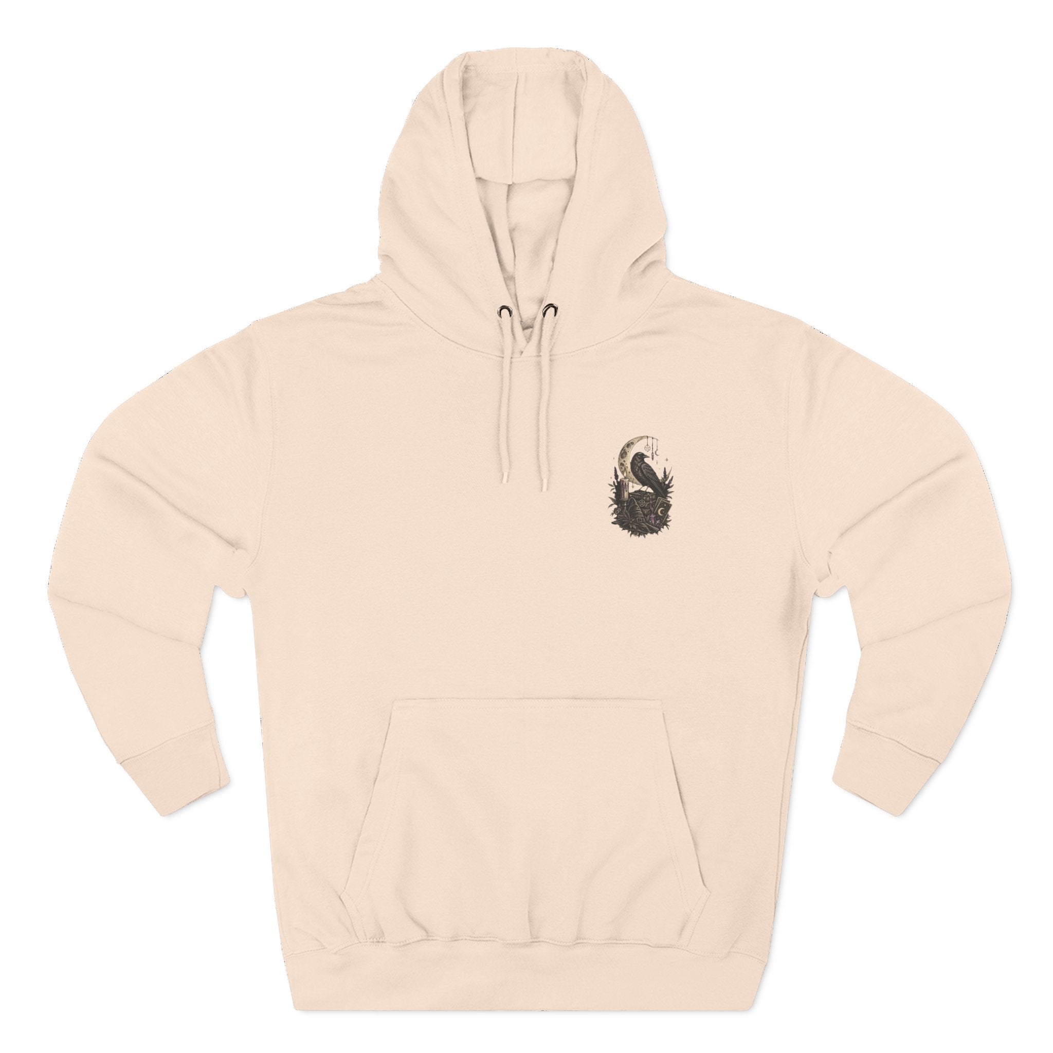 Witchy Trio Graphic Hoodie – 'Girls Will Be Girls' Vintage Moonback Sweatshirt