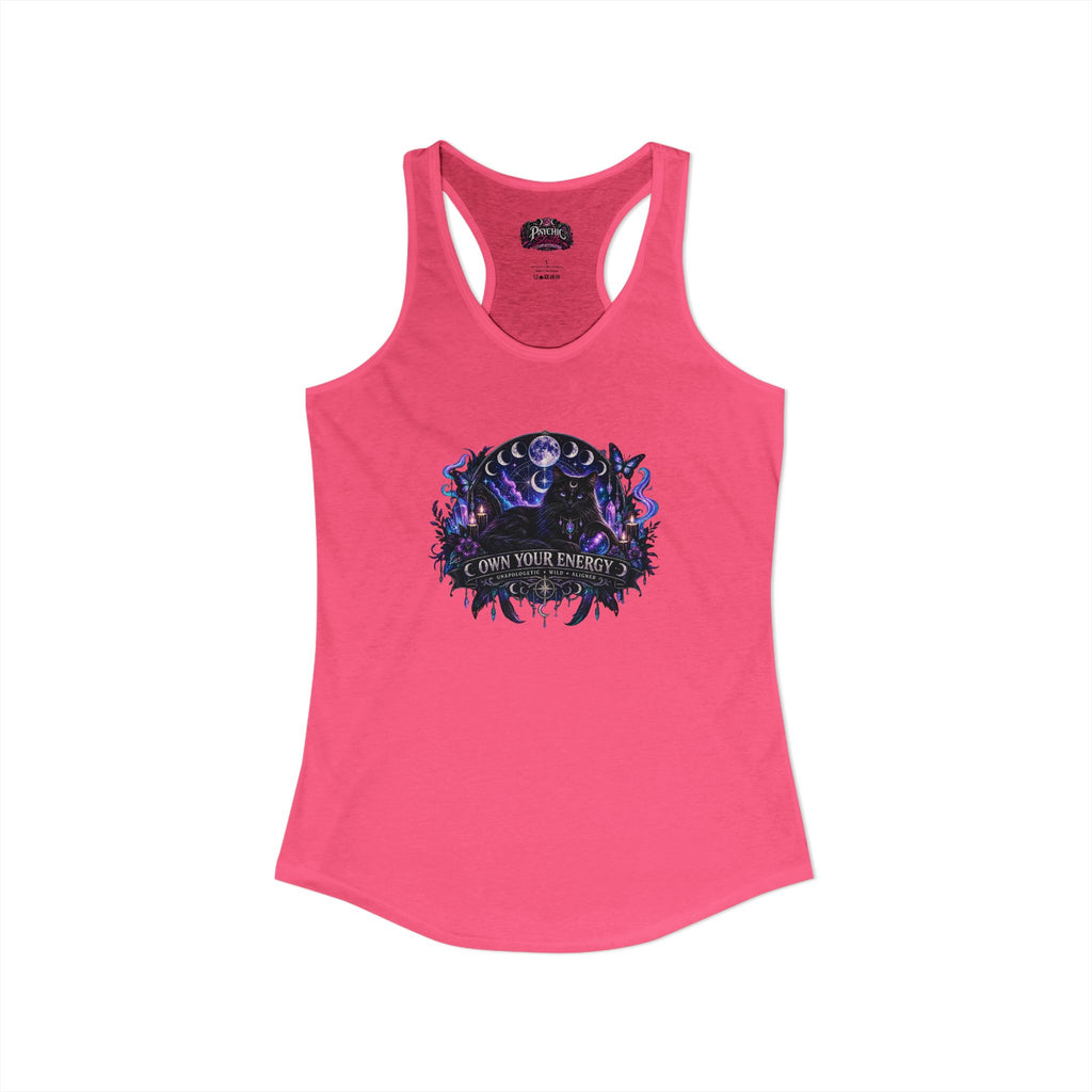 Own your Energy Majestic Black Cat Tank