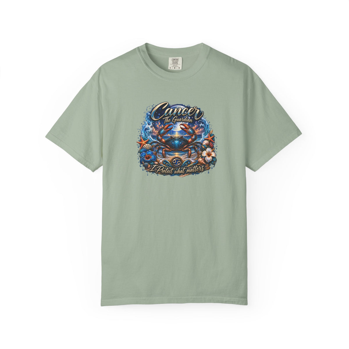 Cancer The Guardian Zodiac Tee- Born Devoted