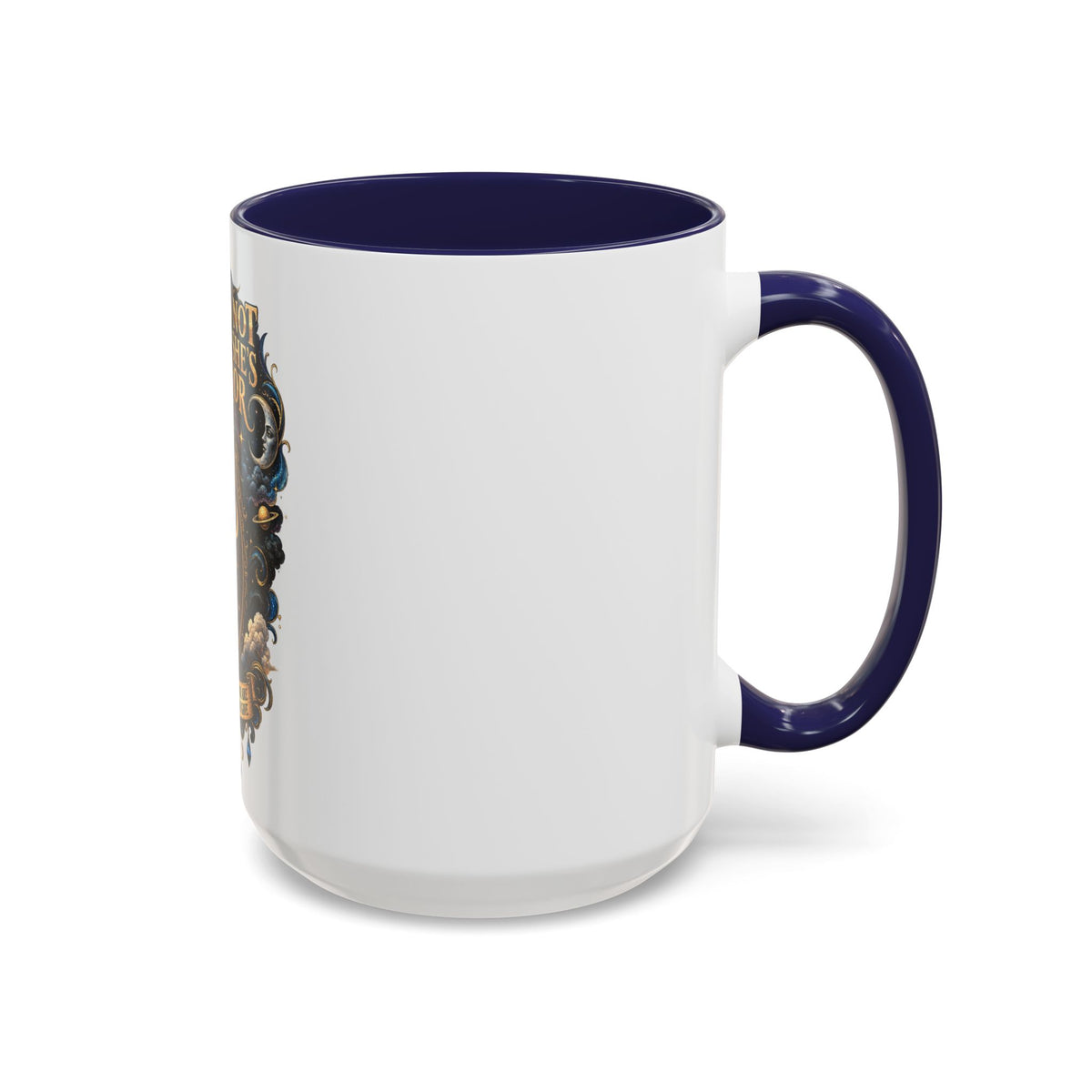 Coffee Mug — "Karma's Not a Bitch — She's a Mirror" Accent Ceramic Mug (11/15oz)