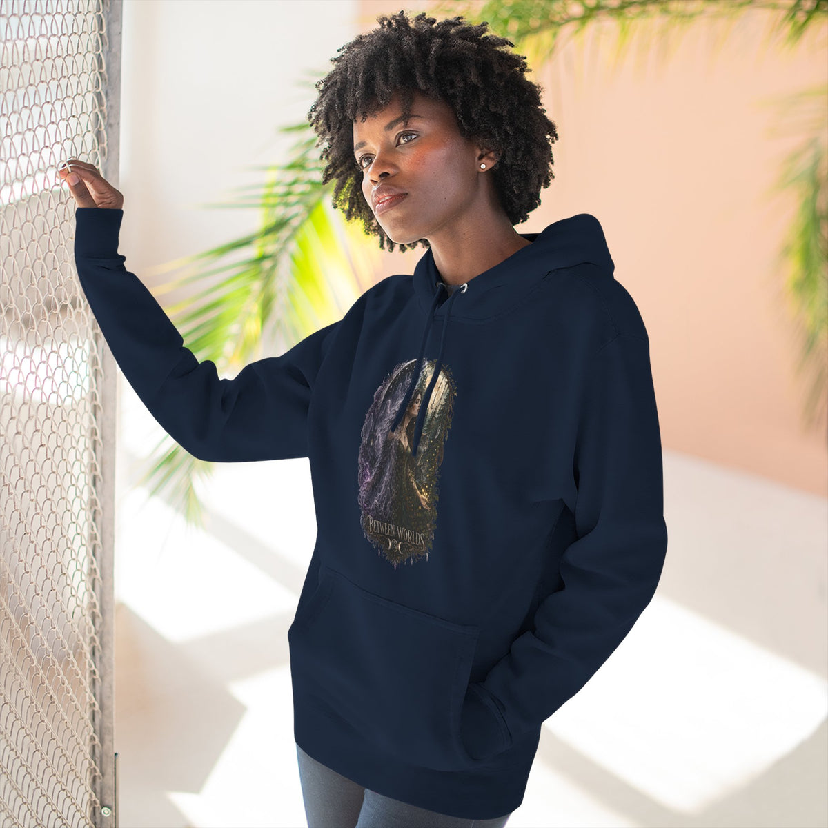 Witchy Between Worlds Ghostly Gothic Hoodie