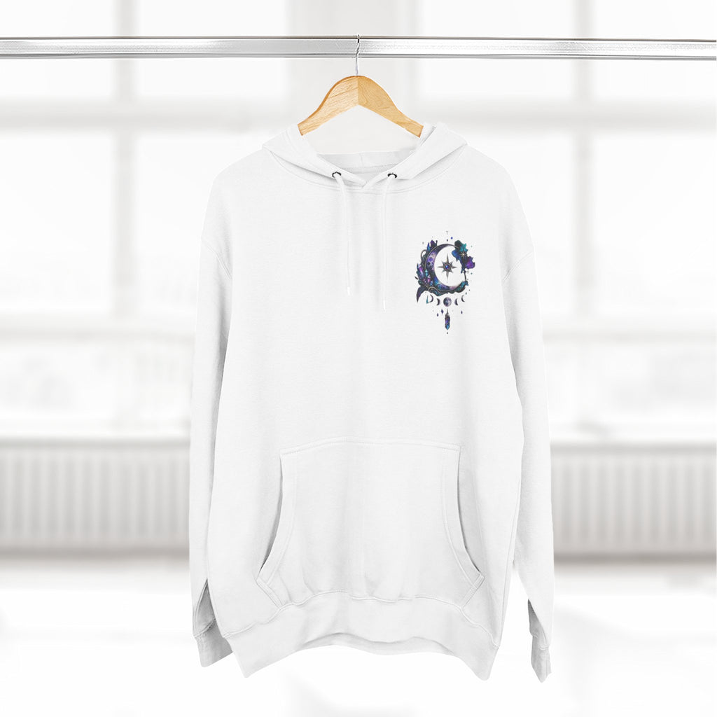 Mystic Moon Hoodie — "Trust the Signs" Celestial Fleece Pullover