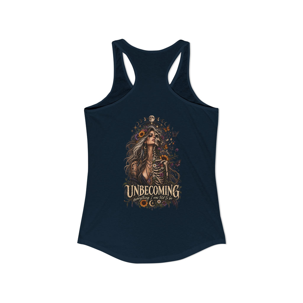 Unbecoming Woman Skeleton Gothic Tank