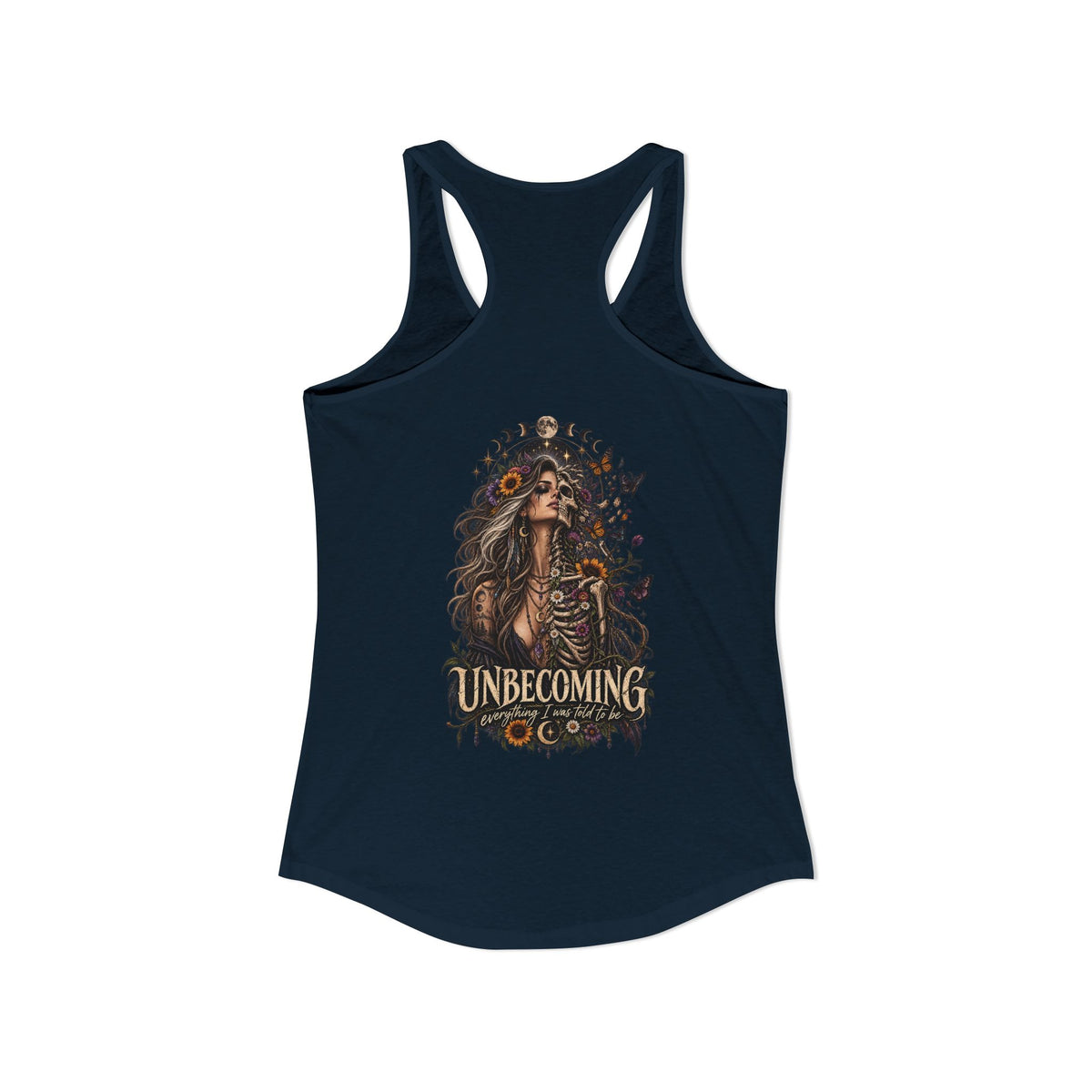 Unbecoming Woman Skeleton Gothic Tank