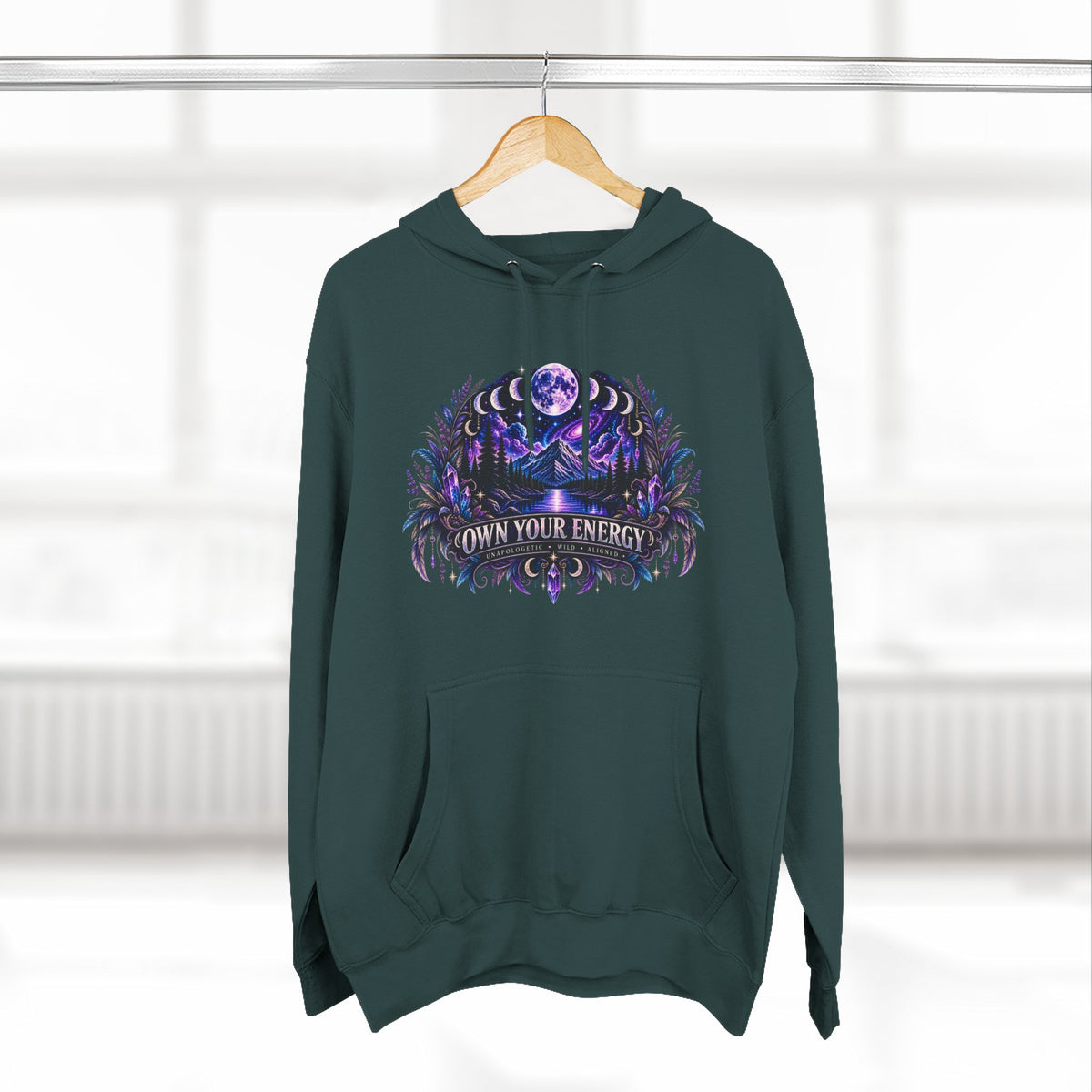 Own Your Energy Hoodie — Cosmic Motivational Pullover