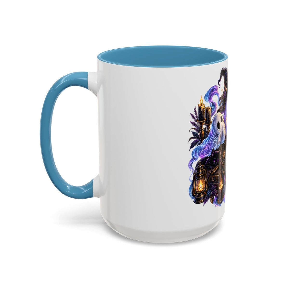 Halloween Ghost Ouija Accent Coffee Mug (11/15oz)