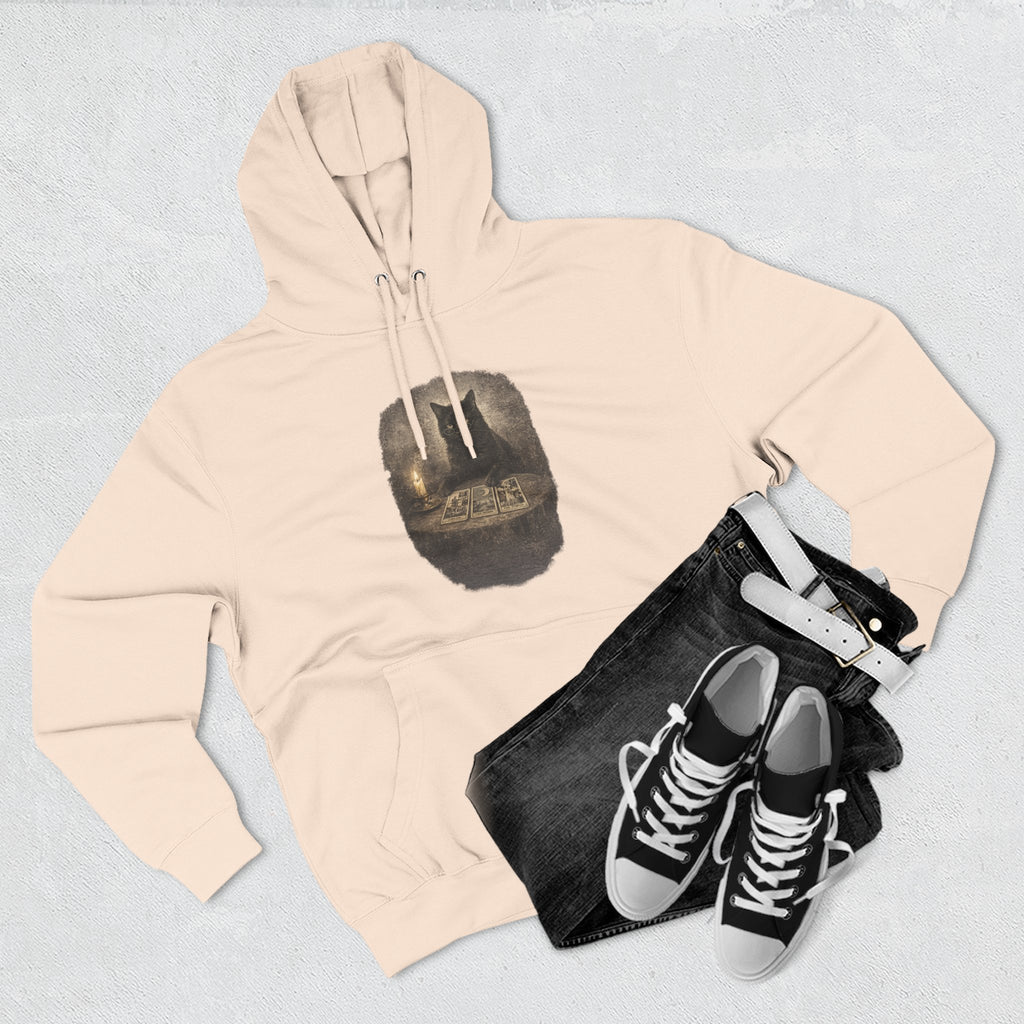 Tarot Black Cat Pull Over Hoodie