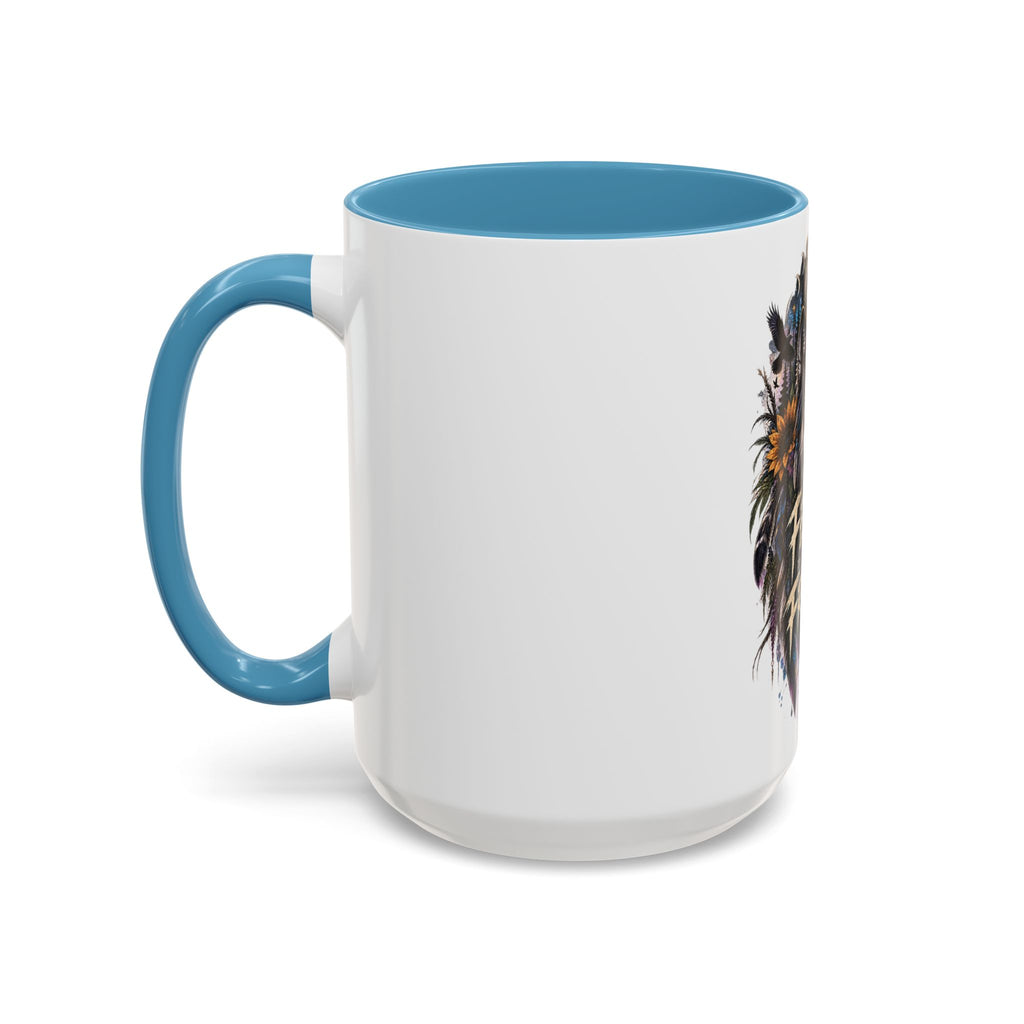 Feral Not Fragile Wolf Accent Coffee Mug (11oz & 15oz)