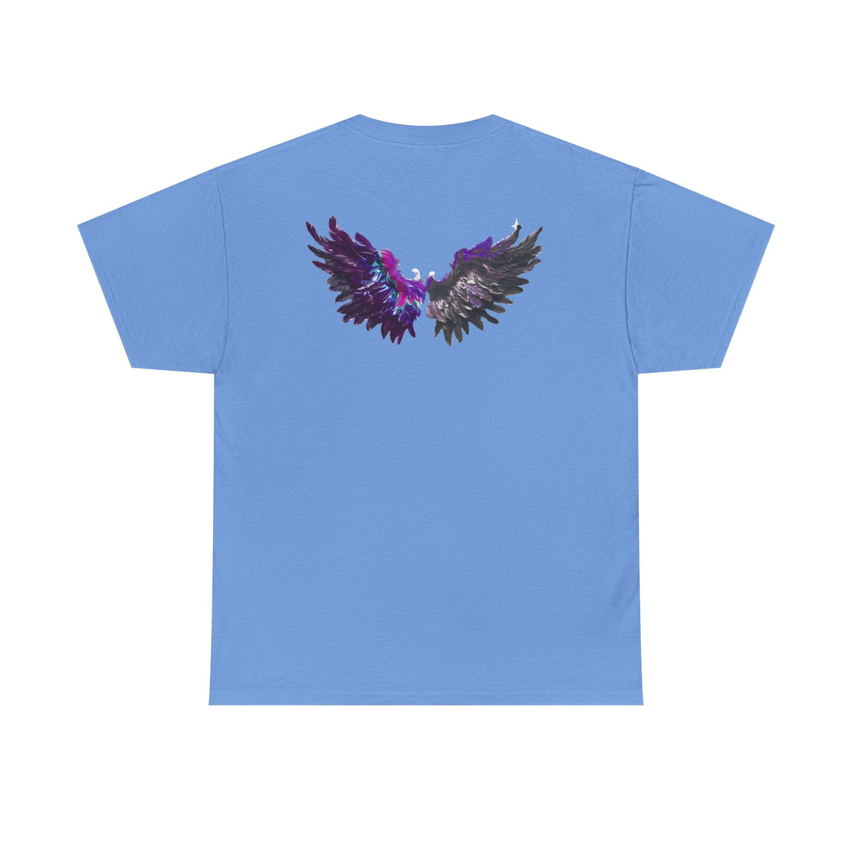 Free Spirit Tee — Purple Galaxy Wings Graphic T-Shirt