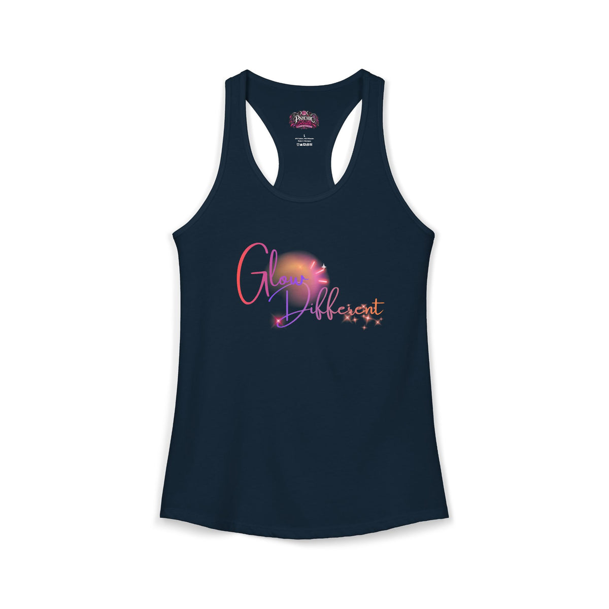 Glow Different Racerback Tank