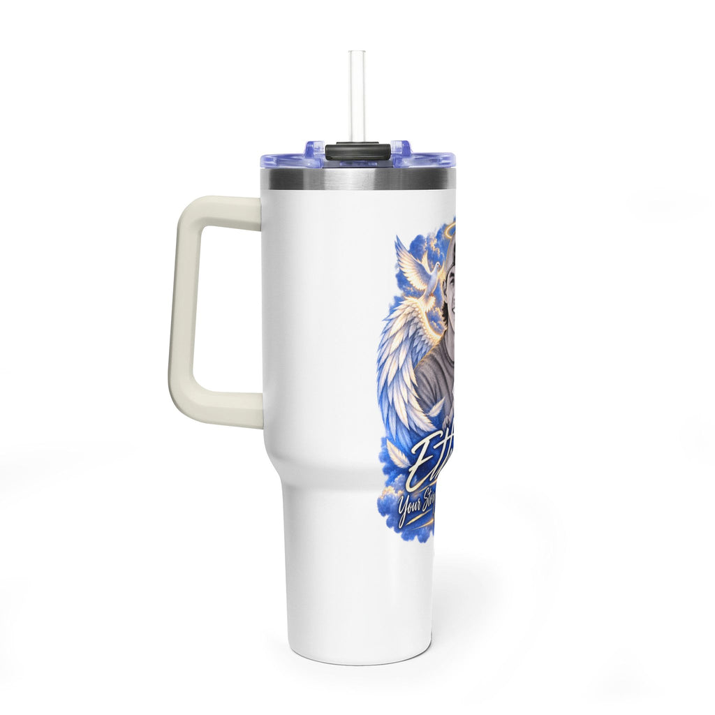 Memorial 40oz Tumbler — Personalized 'Ethan' Angel Wings Keepsake