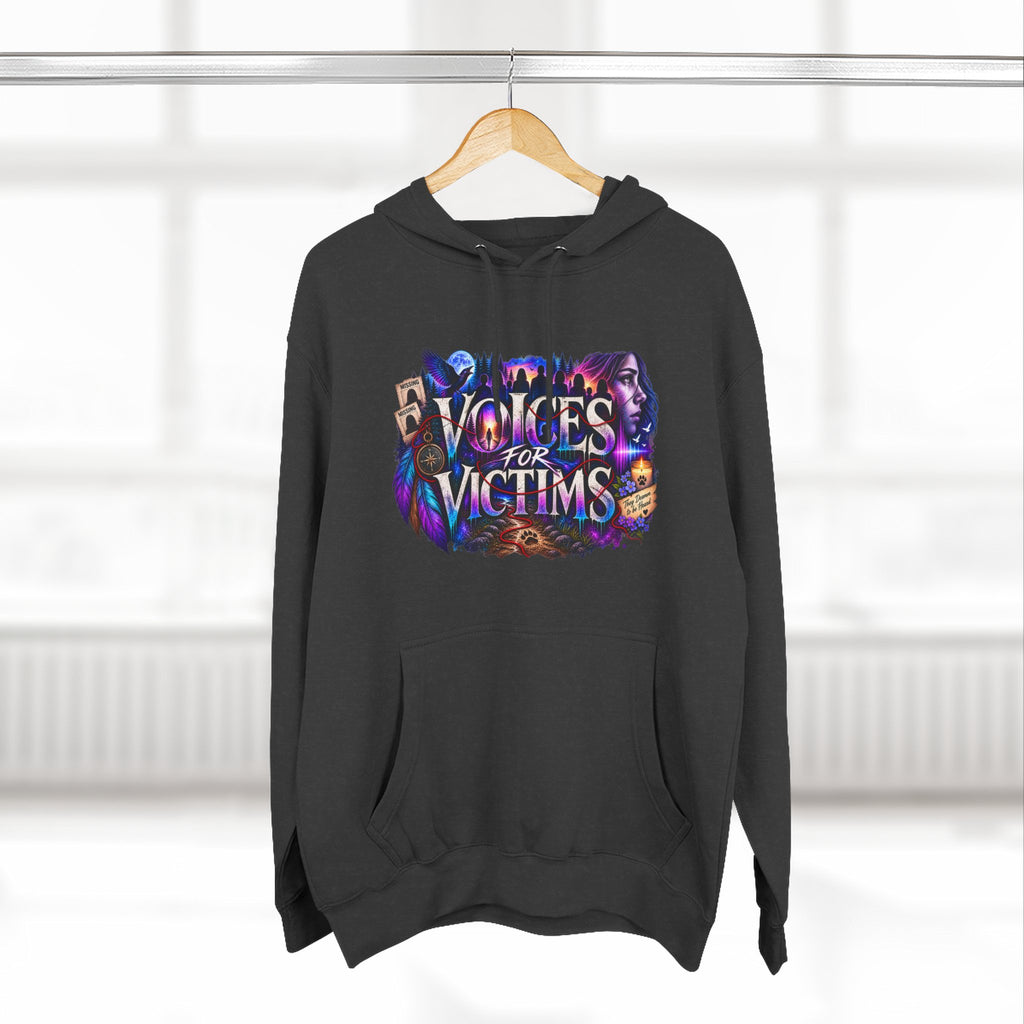 Voices for Victims Graphic Hoodie — Support & Awareness Pullover