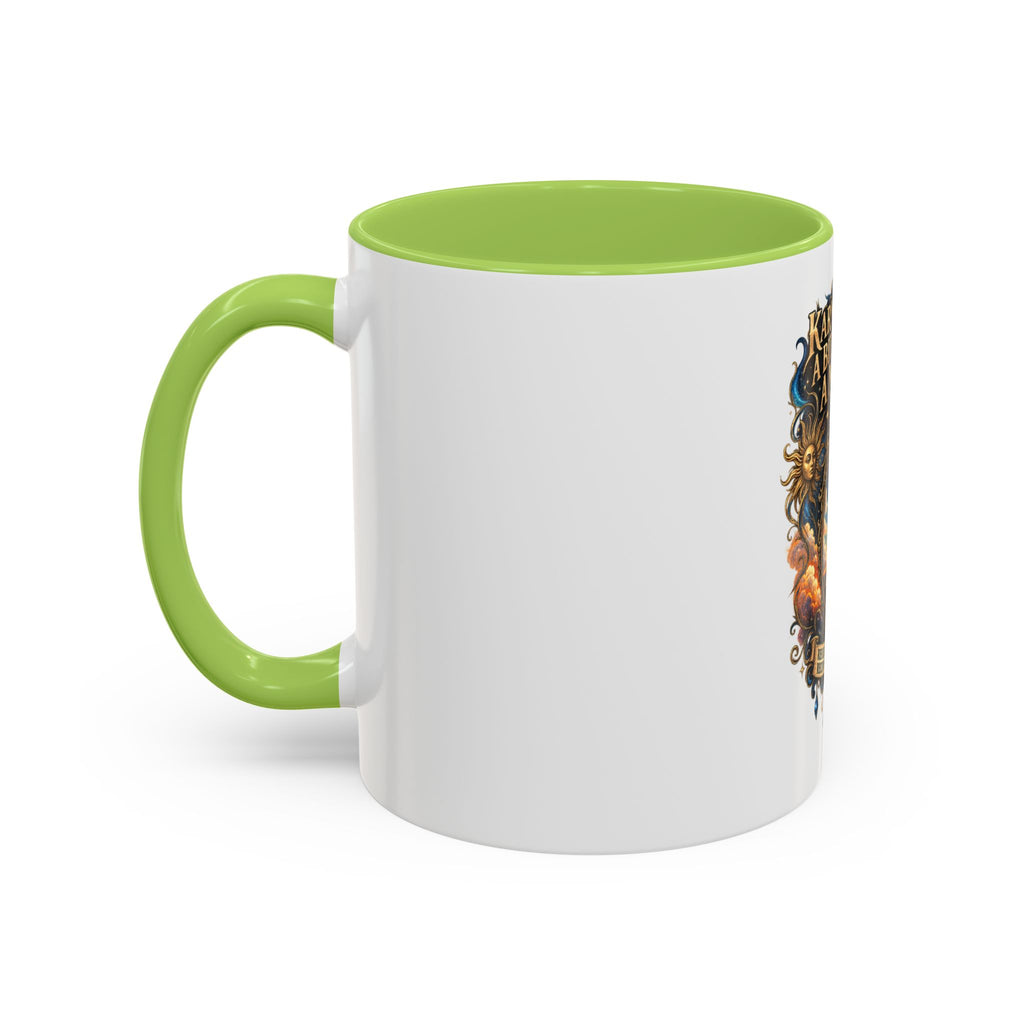 Coffee Mug — "Karma's Not a Bitch — She's a Mirror" Accent Ceramic Mug (11/15oz)