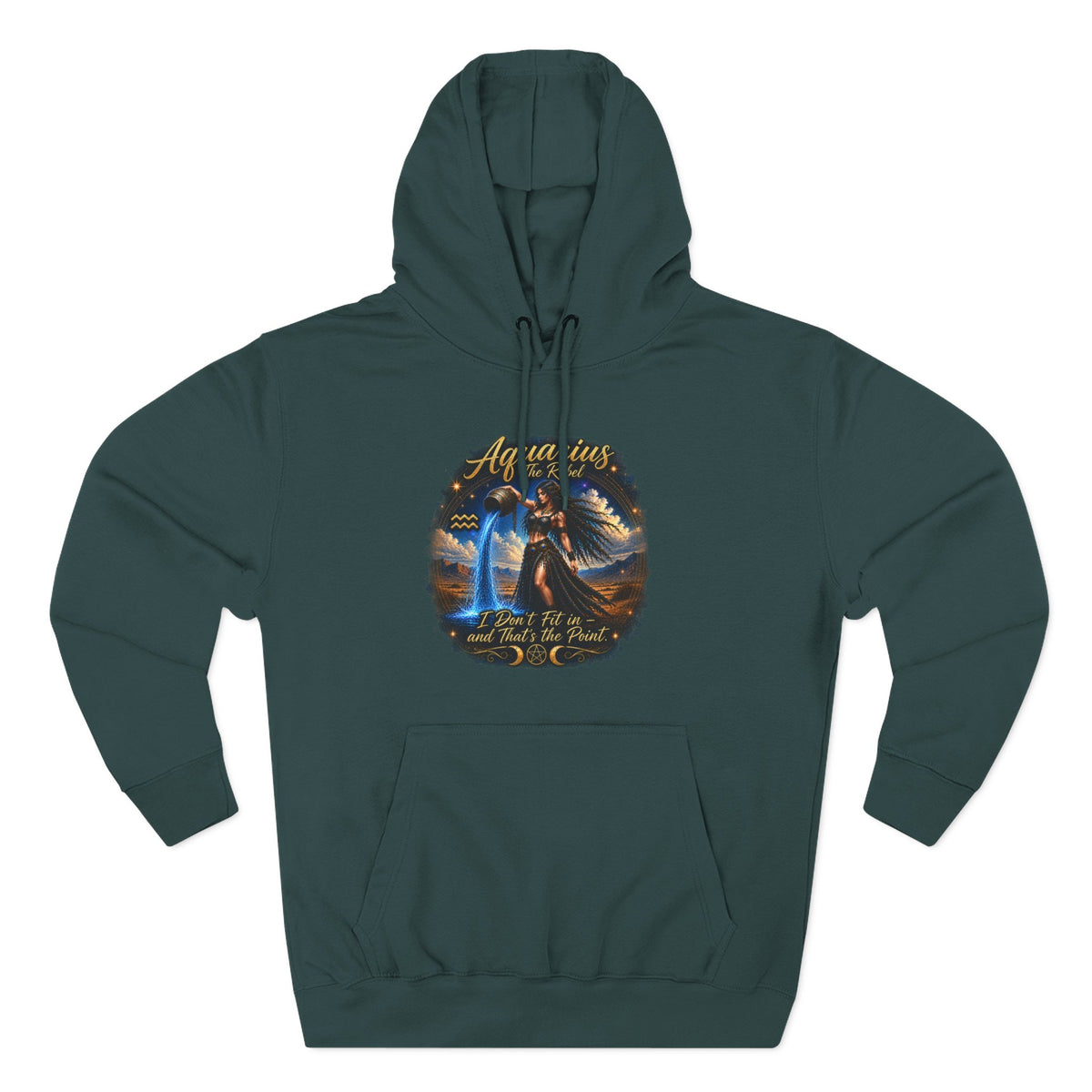 Aquarius Rebel Zodiac Hoodie