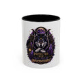 Protected, Guided & Unfuckwithable Wolf Coffee Mug — Spiritual Mystic Accent Mug (11/15oz)