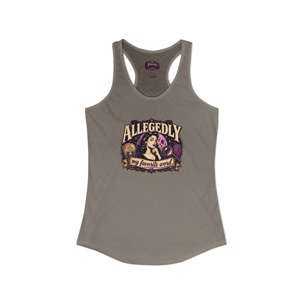Allegedly My Favorite Word Graphic Tank