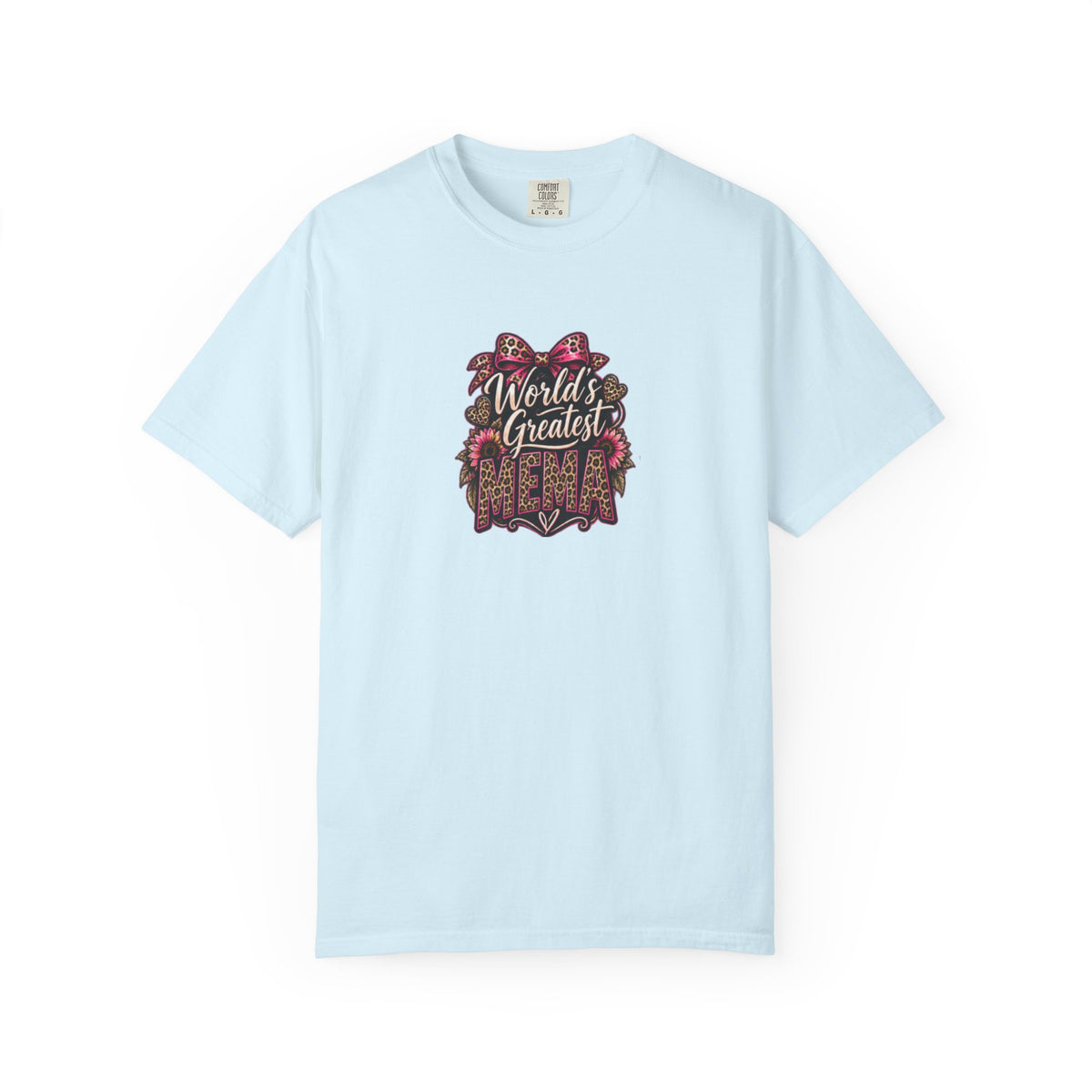 T-Shirt — "World's Greatest Mama" Floral Graphic Tee