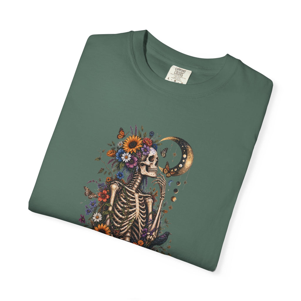 Floral Skeleton T-Shirt — Gothic Floral