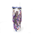 40oz Magical Unicorn Cat Tumbler – Colorful Fantasy Vacuum Insulated Cup