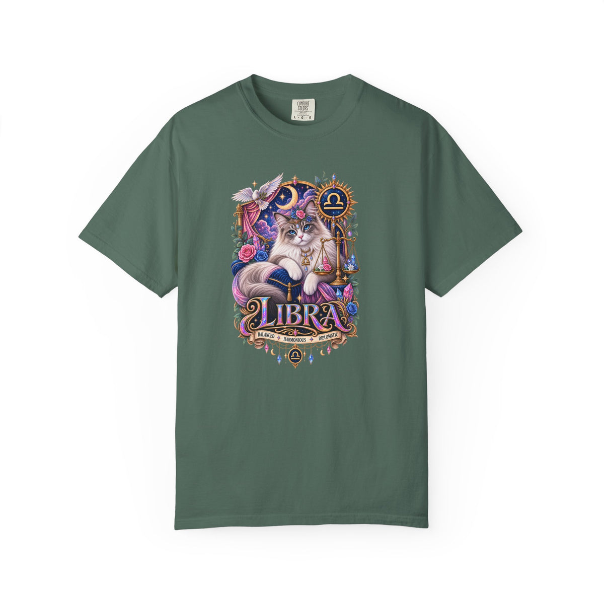 Libra Zodiac T-Shirt — Persian Celestial Scale Astrology Tee