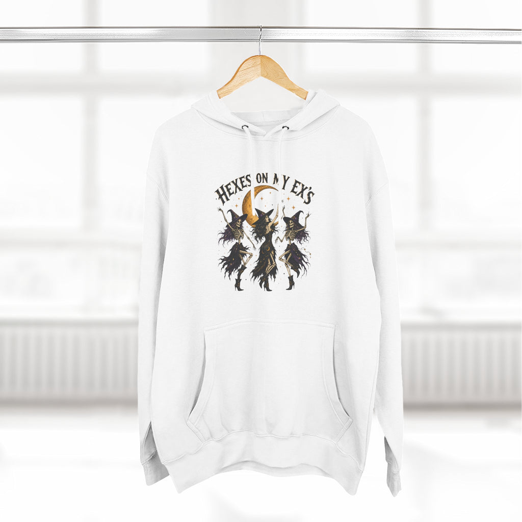 Hexes On My Exes Hoodie — Witchy Witchcraft Graphic Fleece Pullover