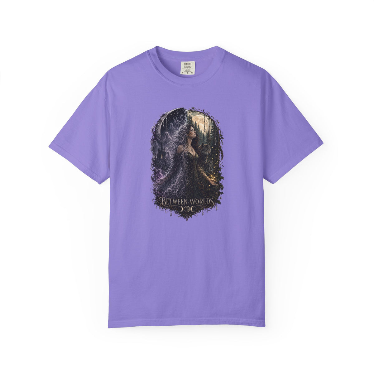 Fantasy Forest T-Shirt — "Between Worlds" Witchy Art Tee
