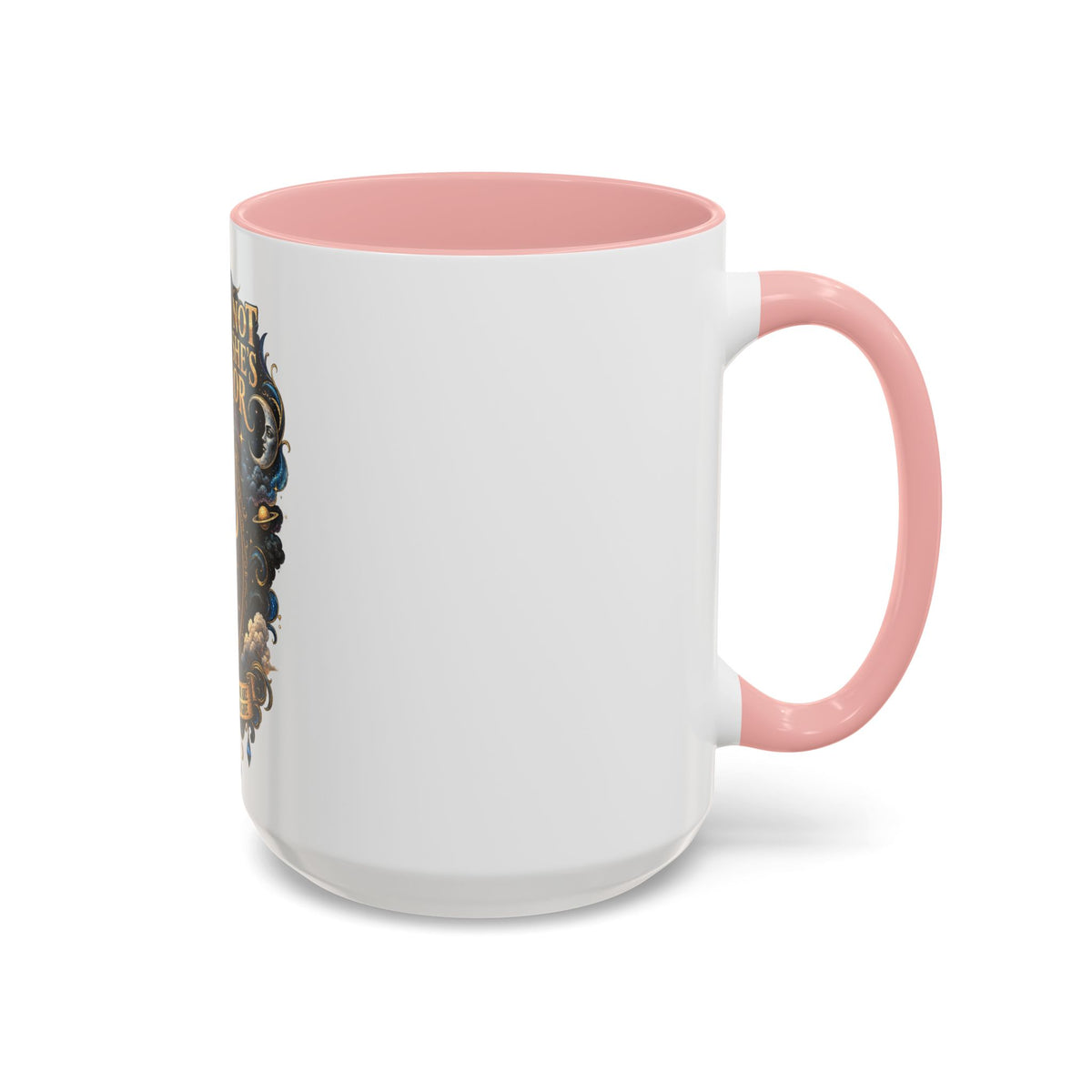 Coffee Mug — "Karma's Not a Bitch — She's a Mirror" Accent Ceramic Mug (11/15oz)