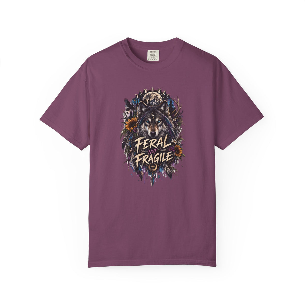 Feral Fragile Wolf T-Shirt — Vintage Wildlife Graphic Tee