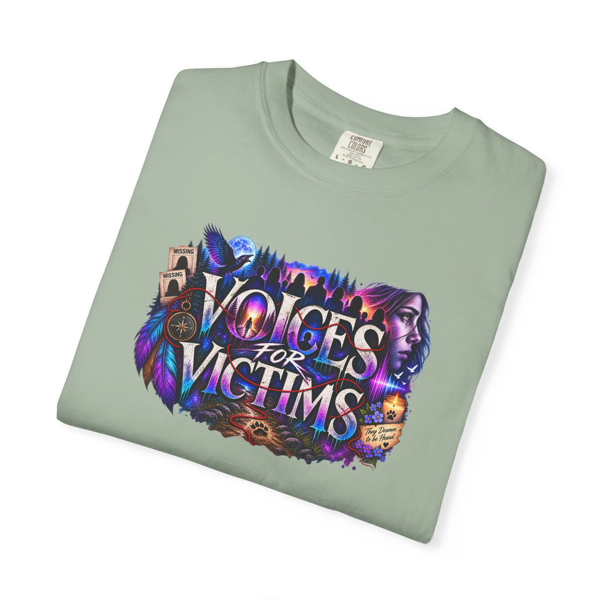Voices for Victims Graphic T-Shirt — Support & Awareness Tee